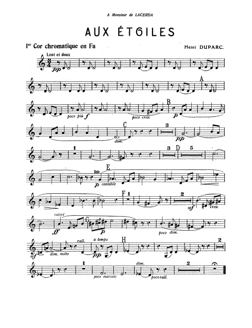 Horn 1, 2 (F)