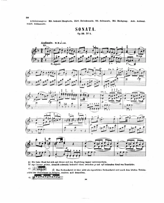Sonata Op.1a No.1