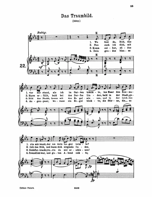 Complete Score (original / high voice, E♭ major)