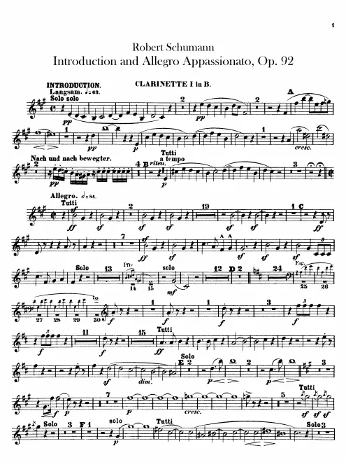 Clarinet 1, 2 (in B♭)