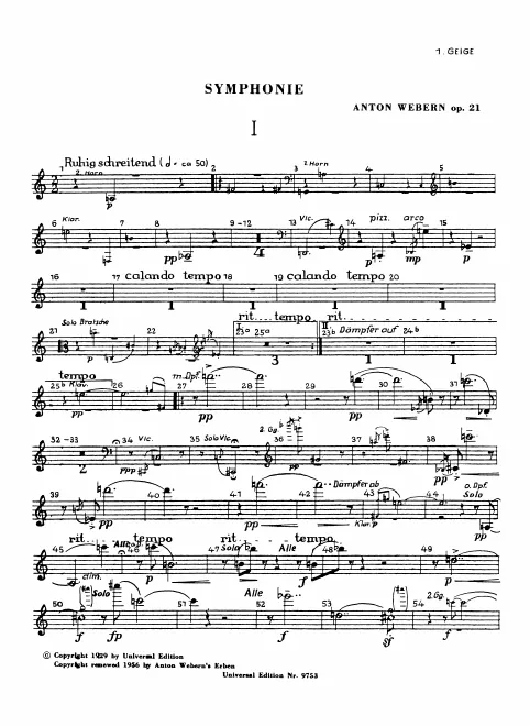 Violins I