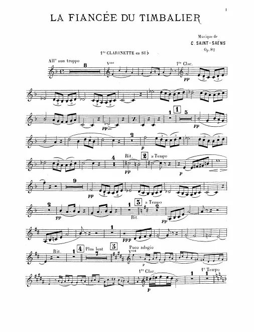 Clarinet 1, 2 (B♭)
