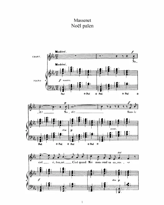Complete Score (E♭ Major: high voice and piano)