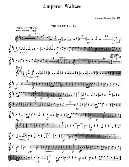 Trumpet 1, 2 (B♭)