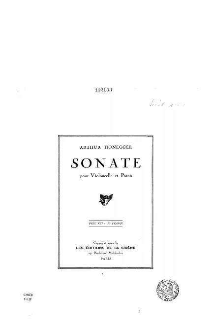 Complete Score and Cello Part