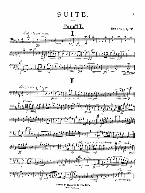 Bassoon 1, 2, Contrabassoon