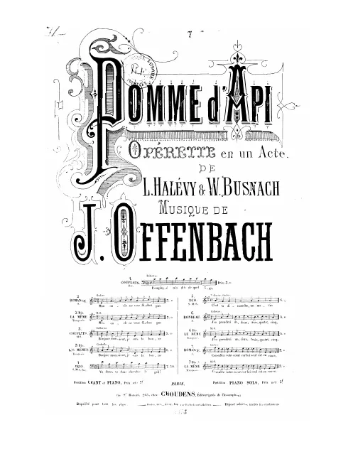 No.7, Romance: "Consultez votre cœur" (F major)