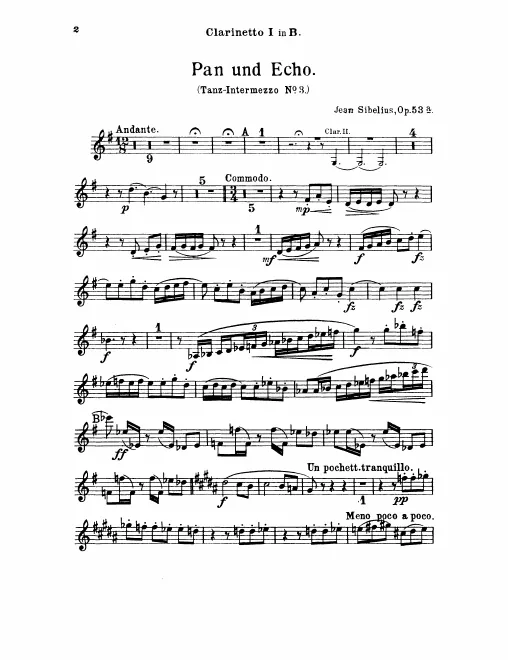 Clarinet 1, 2 (B♭)