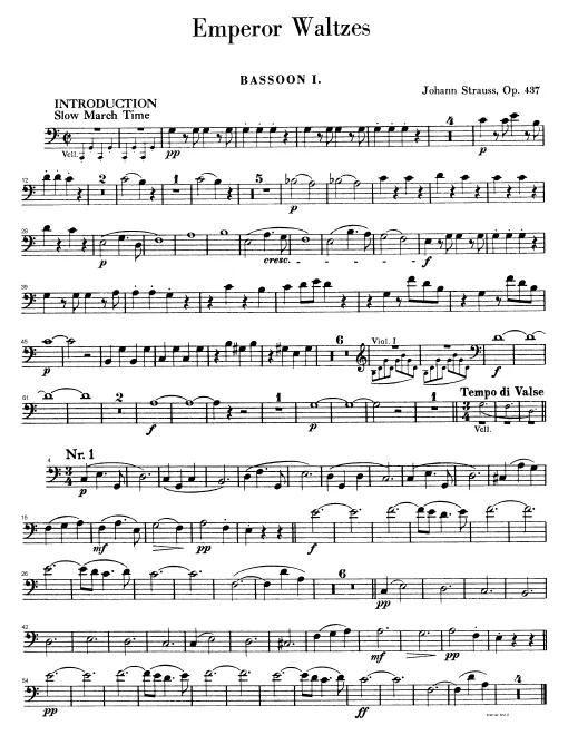 Bassoon 1, 2