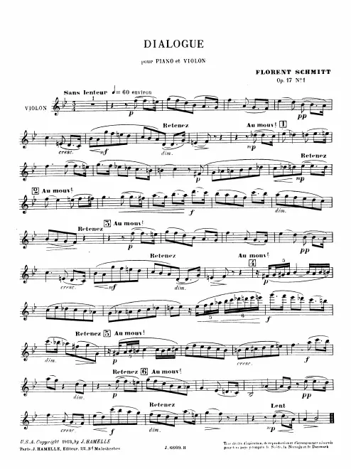Complete Score and Violin Part