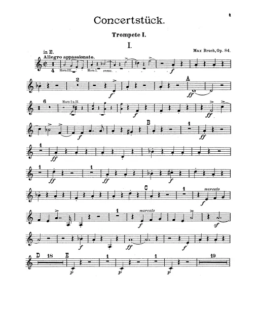 Trumpet 1, 2 (E)