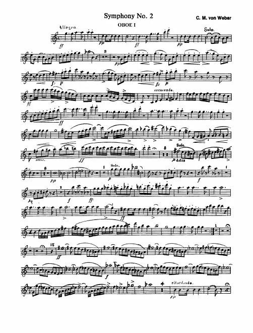 Oboe 1, 2