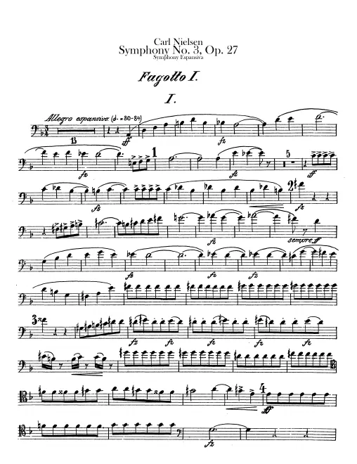 Bassoon 1, 2, 3/Contrabassoon