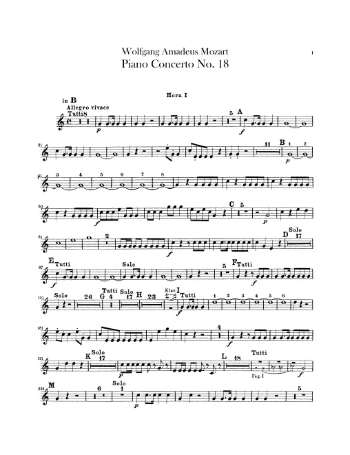 Horn 1, 2 (in B♭)