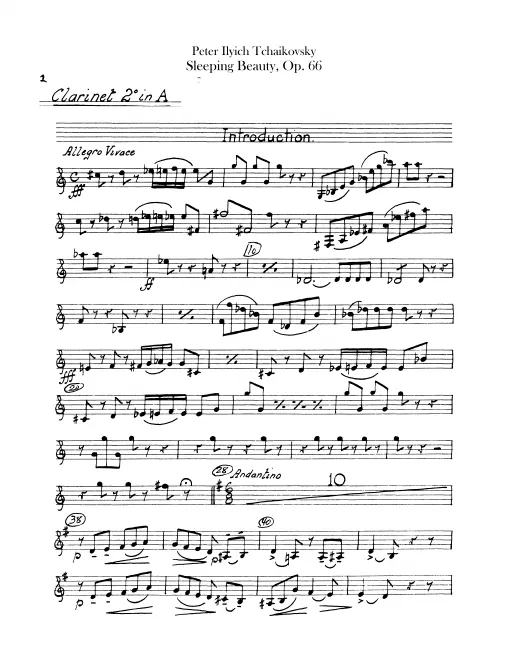 Clarinet 2 (A, B♭)