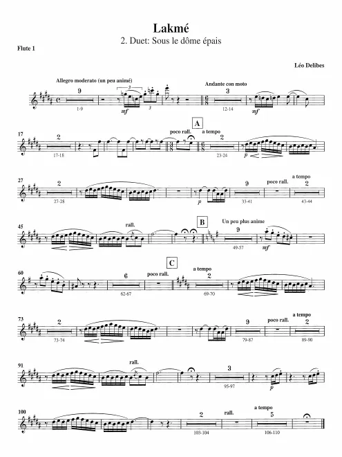 Flute 1, 2
