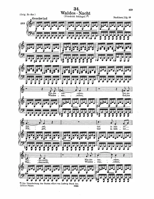 Complete Score (Low Voice, transposed to C major)