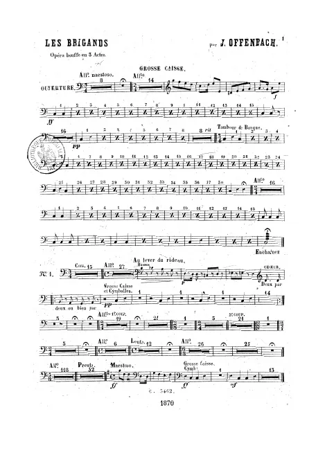 Percussion (Bass Drum, Cymbals, Triangle)