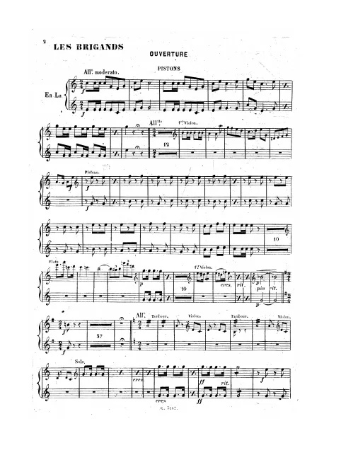 Cornets (in A, B♭)