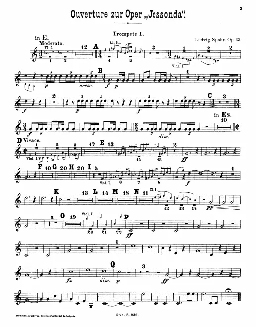 Trumpet 1, 2 (E/E♭)
