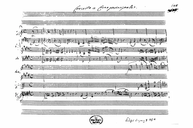 Complete Score (fragment of one movement)
