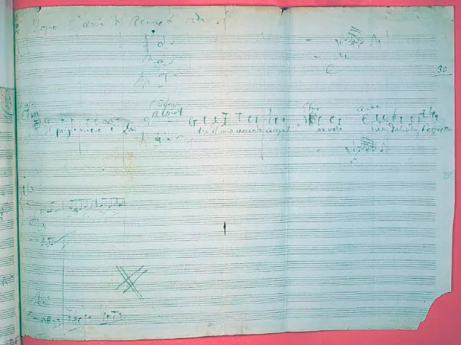 Fragment from Dalinda (Il prigioniero è là — Grato il mio cor fia sempre), In.266
