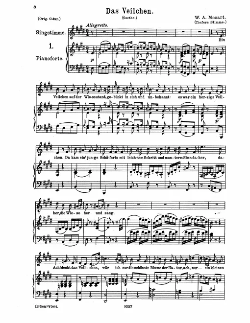 Complete Score (low voice, E major)