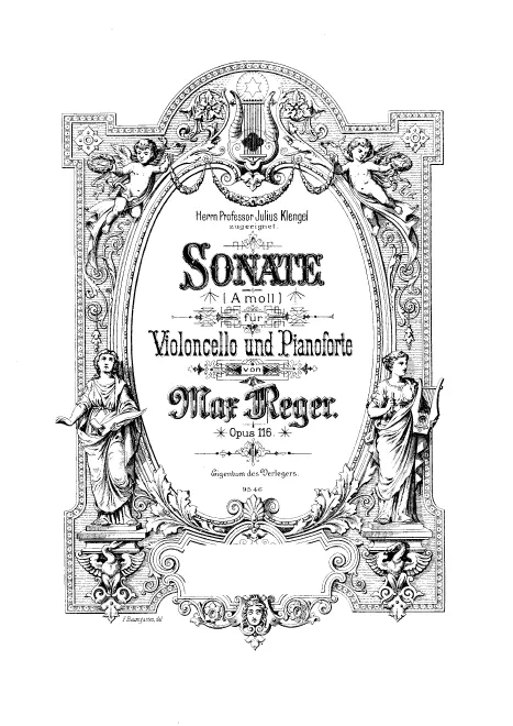 Piano score and cello part
