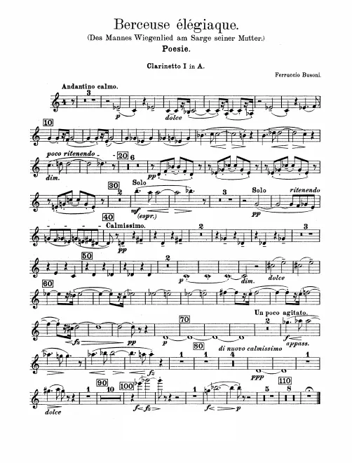 Clarinet 1, 2, Bass Clarinet (A)