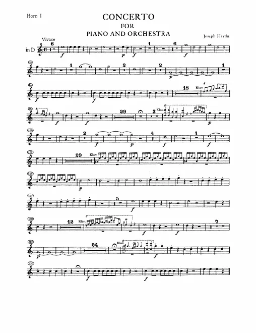 Horn 1, 2 (D)