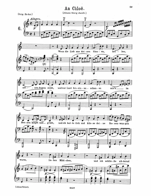 Complete Score (low voice, C major)