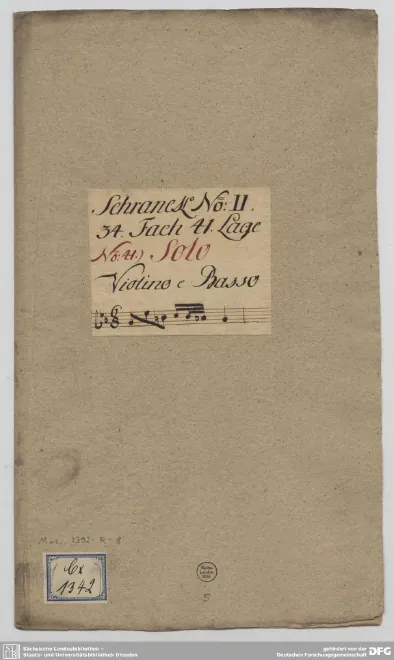Complete Score (violin, continuo)