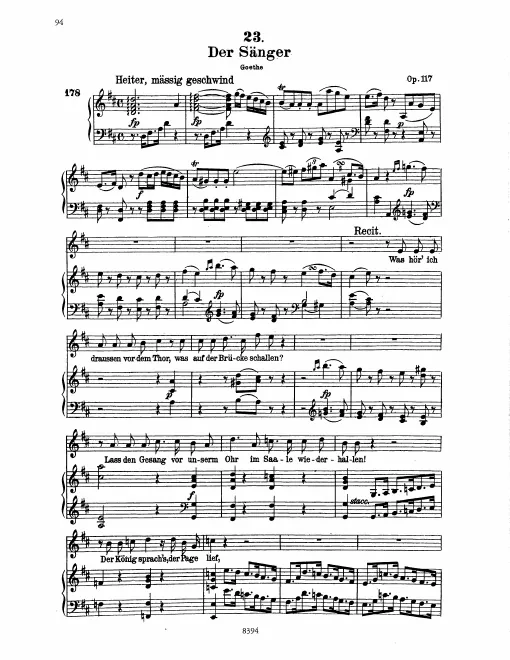 Complete Score (Original / High Voice, B♭ minor)