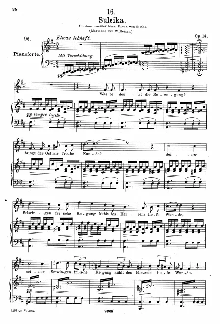 Complete Score (Original / High voice, B minor)