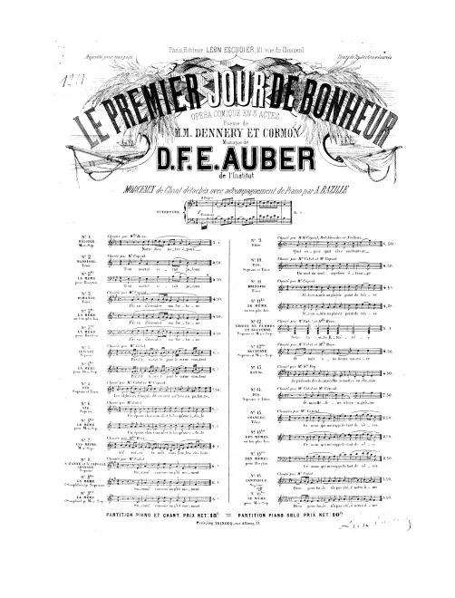No.16, Cantabile: "Dieu pour haïr" (Act III, No.15b)