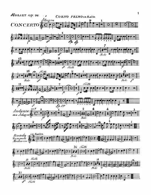 Horn 1, 2 (B♭)