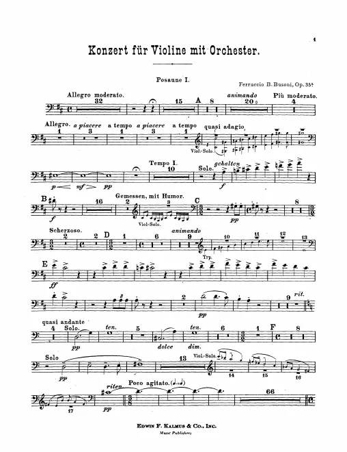Trombone 1, 2, 3, Tuba