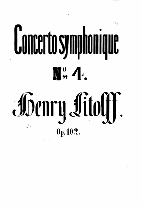 Piano solo (with orchestral cues)