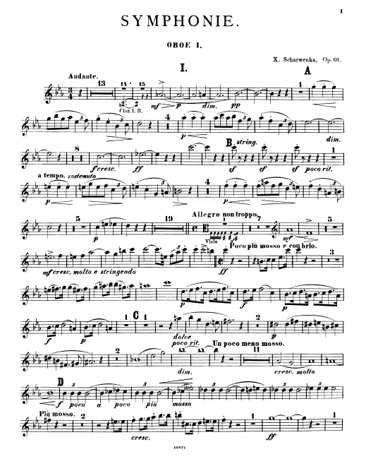 Oboe 1, 2