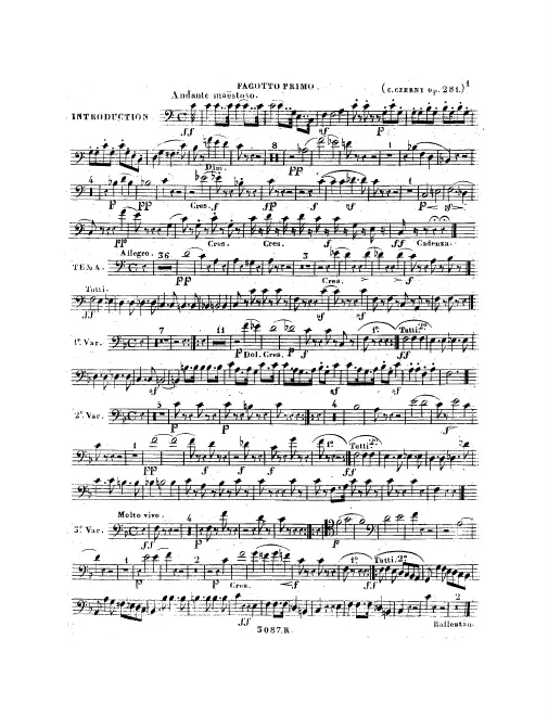 Bassoon 1, 2