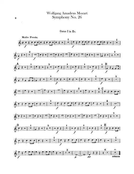 Horn 1, 2 (E♭)
