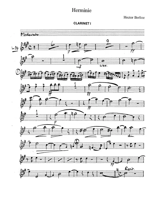 Clarinet 1, 2 (B♭)