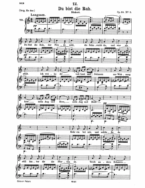 Complete Score (Medium voice, transposed to C major)