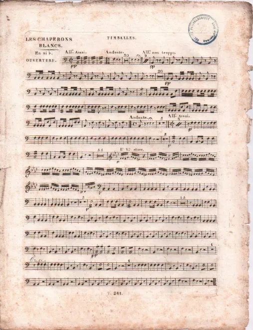 Timpani, Cymbals/Bass Drum