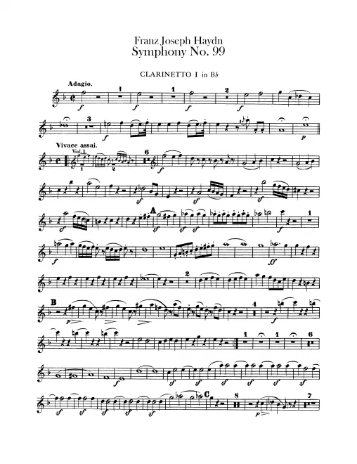 Clarinet 1, 2 (B♭)