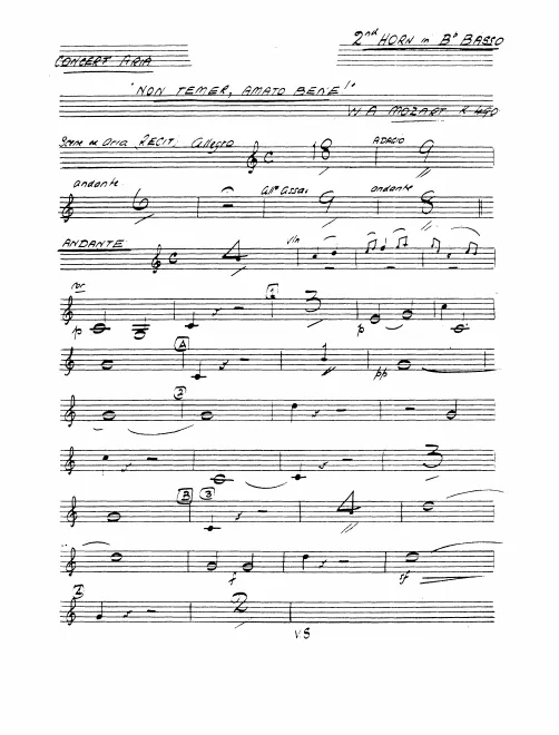 Horn 2 (B♭ basso)