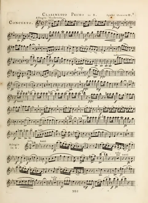 Clarinet 1, 2 (B♭, A)