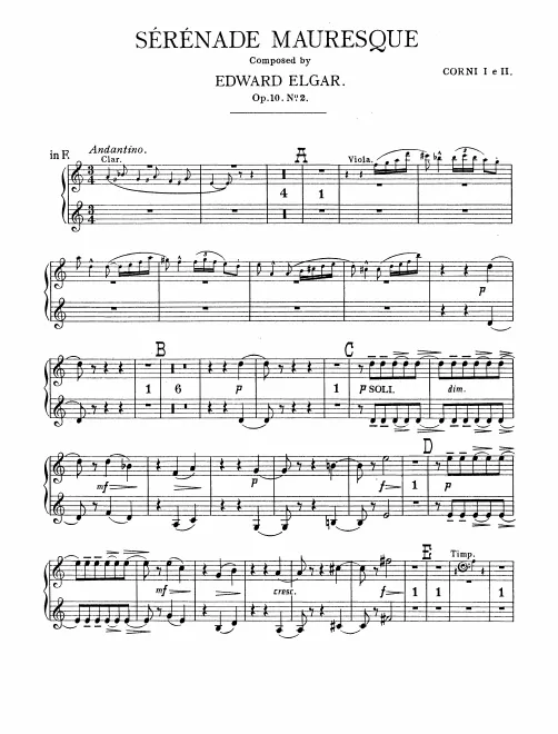 Horn 1/2, 3/4 (3/4 ad lib.) (F)