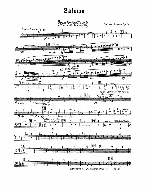 Bass Clarinet (B♭)