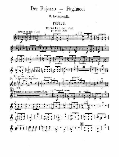 Horn 1/2, 3/4 (E/E♭)